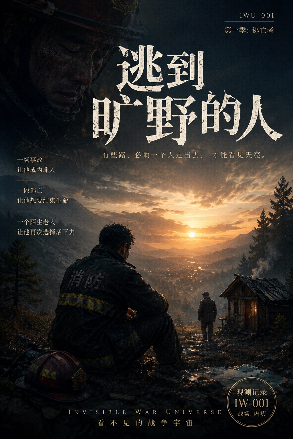 《逃到旷野的人》封面