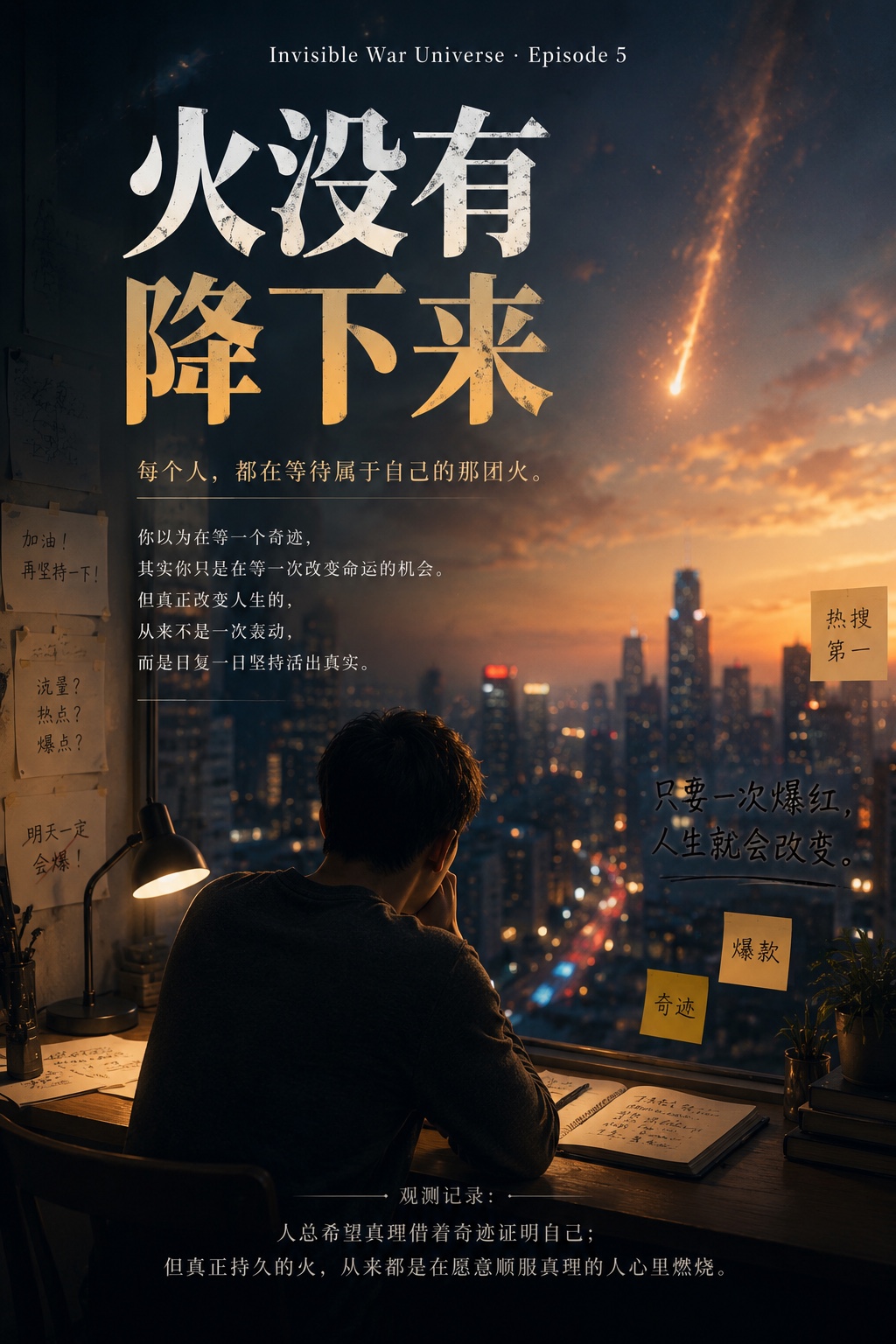 《火没有降下来》封面