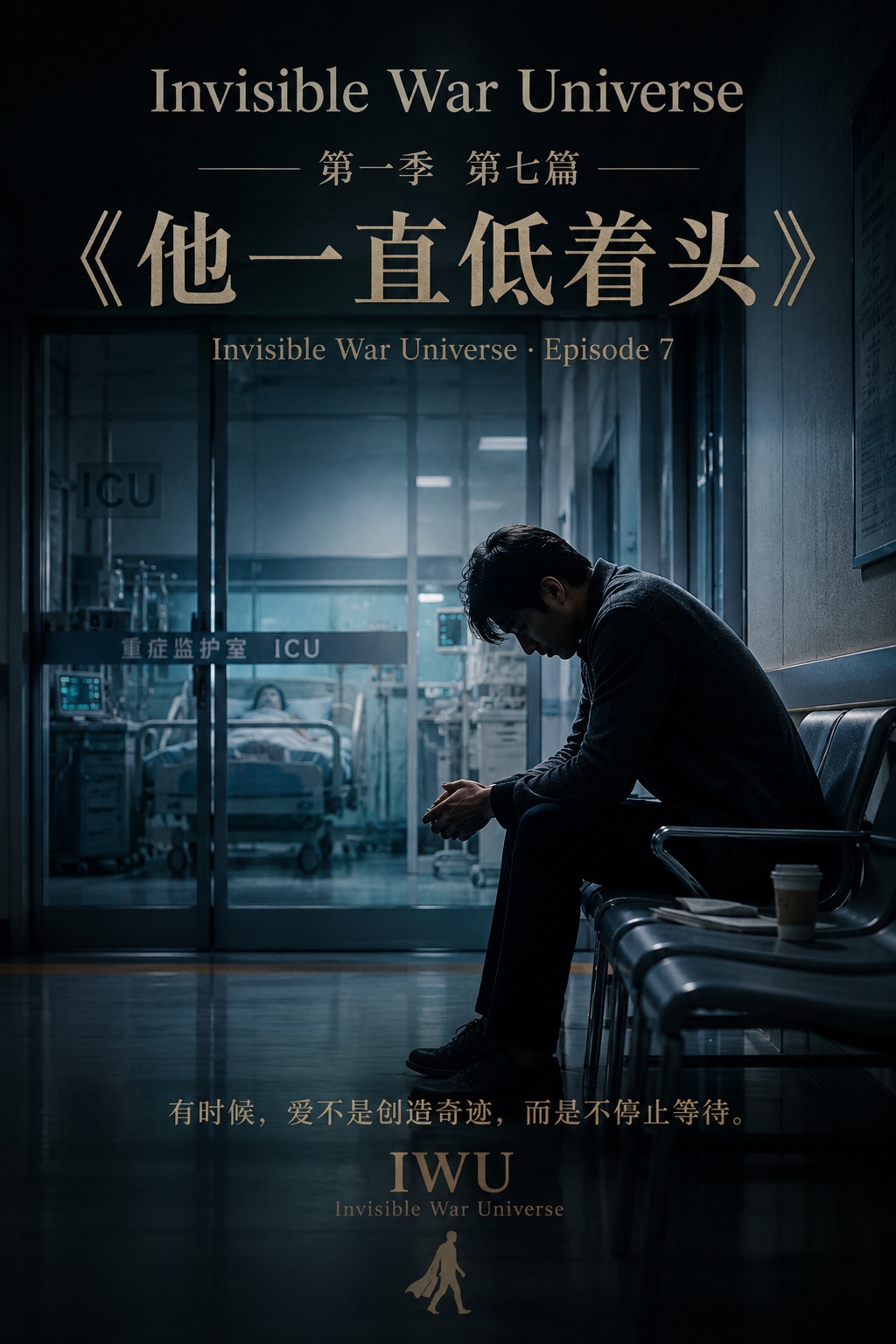 《他一直低着头》封面